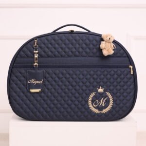 Satchel Bag Maternindade Personalizada da Cor Azul Escuro