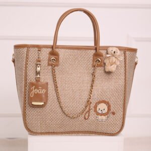 Bolsa Maternindade Personalizada Bege