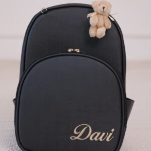 Bolsa Maternidade Personalizada da Cor preta Linha de Luxo