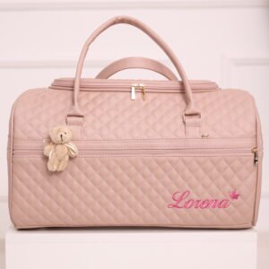 Duffer Bag Maternindade Personalizada Rosa Bebê