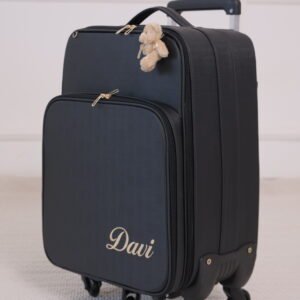 Suitcase Maternidade Personalizada Cor Preta