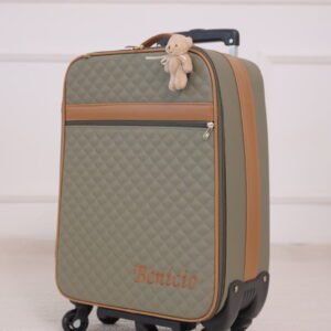 Suitcase Maternidade Personalizada da  Cor Verde Musgo Claro