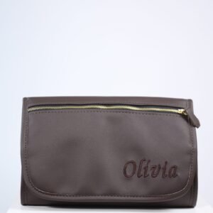 Carteira Trocador Personalizado Maternidade Premium Marrom